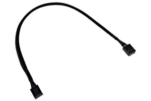 Phobya 4Pin PWM Stecker auf Stecker 30cm - Schwarz - Bild 1 von 2