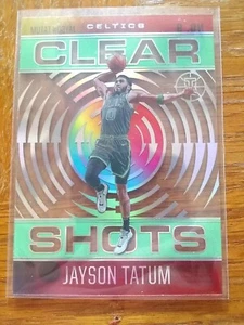2020-21 Jayson Tatum Panini Illusions Clear Shots Emerald Acetate #9🔥 - Picture 1 of 2