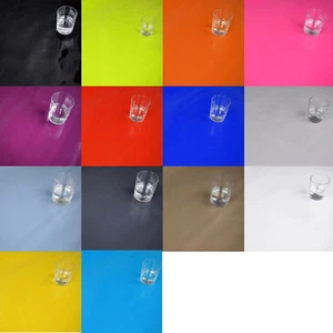 Plain Solid Colours Wipe Clean PVC Vinyl Oilcloth Tablecloth - Picture 1 of 18