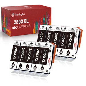 PGI-280 XXL Black Ink Cartridge for Canon Pixma TR7520 TR8520 TS6220 TS9120 - Picture 1 of 11