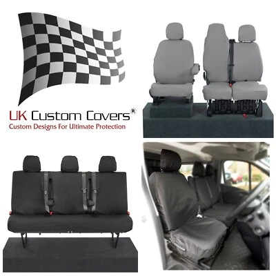 FUNDAS DE ASIENTO RENAULT TRAFIC (TODOS LOS AÑOS) IMPERMEABLES DE ALTA RESISTENCIA Foto 1 de 4