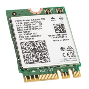 Intel Wi-Fi 6 AX200 vPro, WLAN + Bluetooth 5.0 Adapter - M.2/A-E - Bild 1 von 1