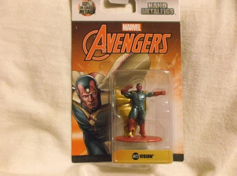 Marvel Avengers  2" Nano Metalfigs MV27 Vision 2017 Jada Toys Cover