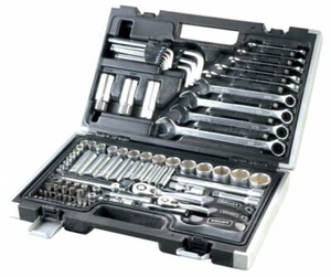 SERIE KIT VALIGETTA CHIAVI IN POLLICI 92 PEZZI SET ATTREZZI HUMMER DODGE MUSTANG - Imagen 1 de 11