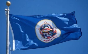 NEW 3x5 ft MINNESOTA STATE OF FLAG better quality usa seller - Imagen 1 de 3