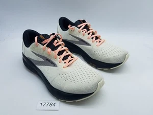 Brooks Ghost 16 Shoes Mens Size 10.5 White Black Orange Running Sneakers Cushion - Picture 1 of 14