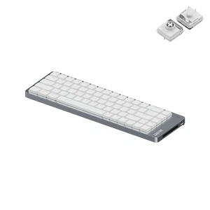 Lofree Flow 2 68 Kabellose Mechanische Tastatur QWERTY US Silver Surfer Switches - Bild 1 von 12