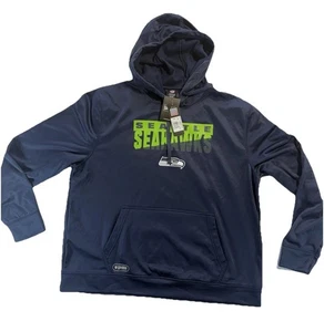 New Era Seattle Seahawks NFL Team Logo Pullover Hoodie Men’s Size XXL NWT - Picture 1 of 9