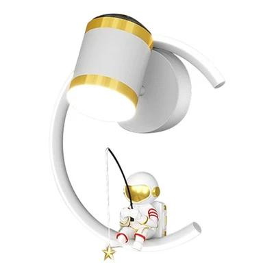 LED Wandlampe Astronaut Kinder Wandlampe mit Projektor  Innenbeleucht2837 - Bild 1 von 4