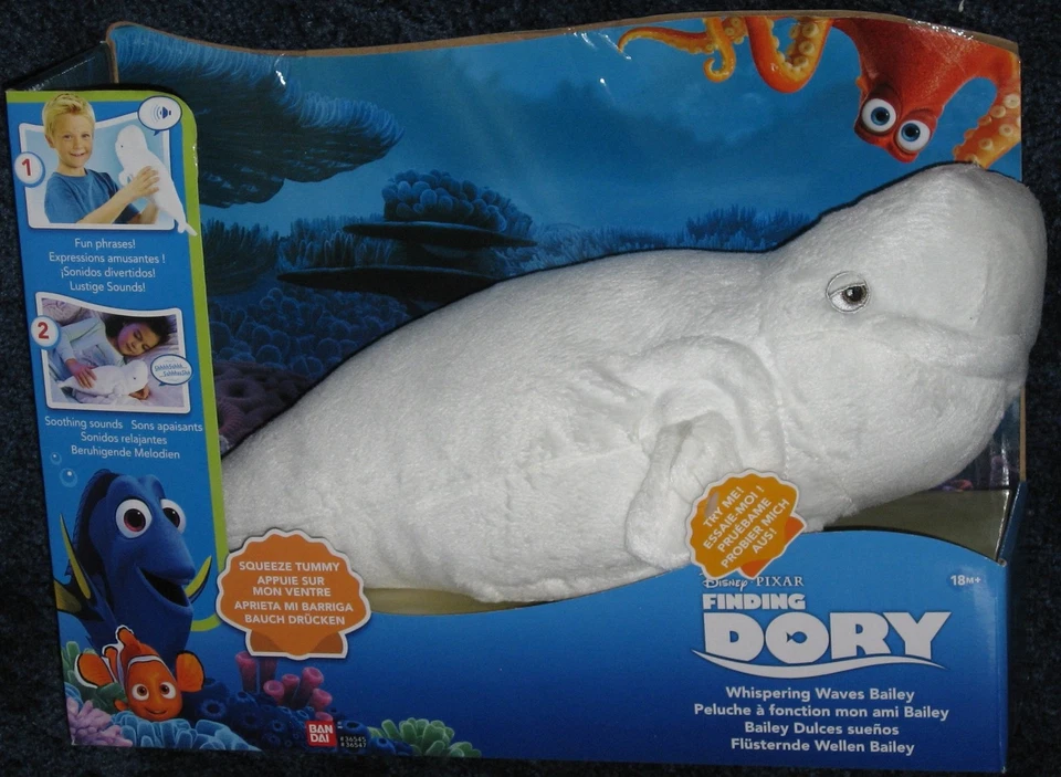 Talking Whispering Waves BAILEY 12 na Disney Pixar Encontrando DORY Novo Frete Grátis! - Imagem 1 de 4