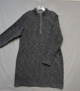 Tommy Bahama Reversible Sudadera Vestido Mujer *XL Gris 1/4 Cremallera Lateral Abatible - Imagen 1 de 13