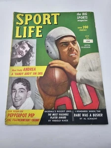 Sport Life Magazine January 1949 Otto Graham Cleveland Browns, Stan Musial - Picture 1 of 7