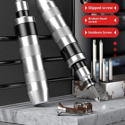 Pack of 13 Nonslip Screwdriver Kit Crosses Flat Hex Bit Heavy Duty Construction - Image 1 of 4