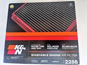 Filtro de aire de repuesto K&N SA-2286 PARA NISSAN TITAN 2004-2015 - Imagen 1 de 3