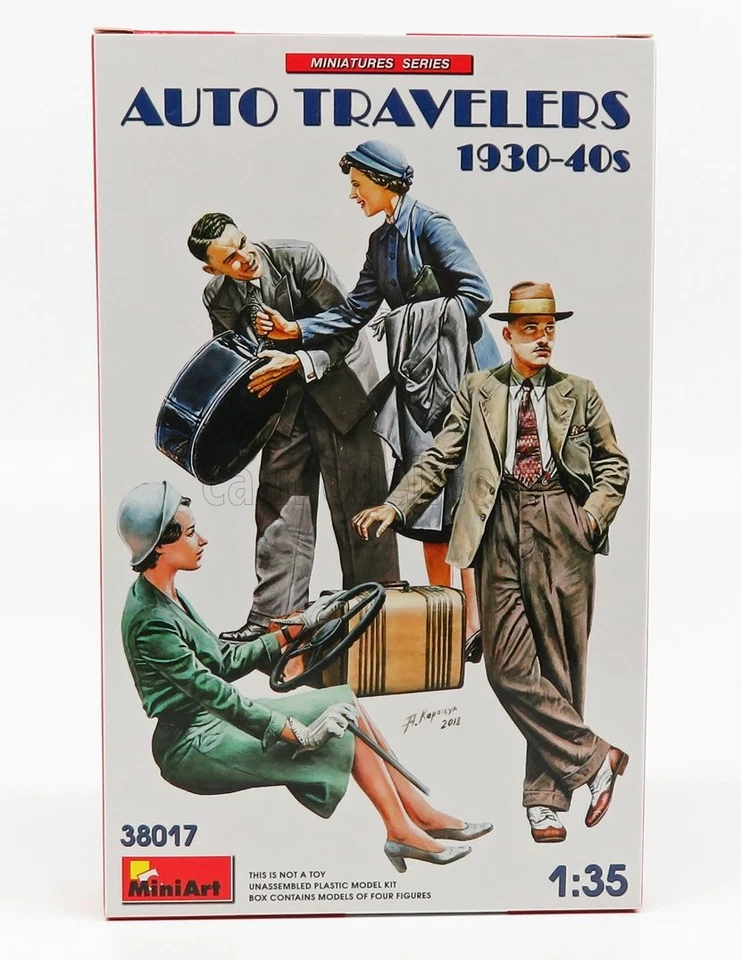1/35 MINIART - FIGURES - AUTO TRAVELERS 1930-40s 38017 - Immagine 1 di 1