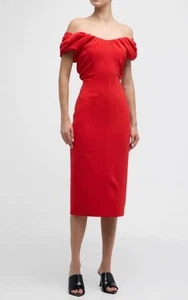 A.L.C. Nora Off The Shoulder Mission Sheath Dress Size 8 - Picture 1 of 10
