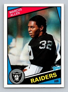 Marcus Allen Los Angeles Raiders 1984 Topps #98 & #99 Instant Replay - Bild 1 von 4