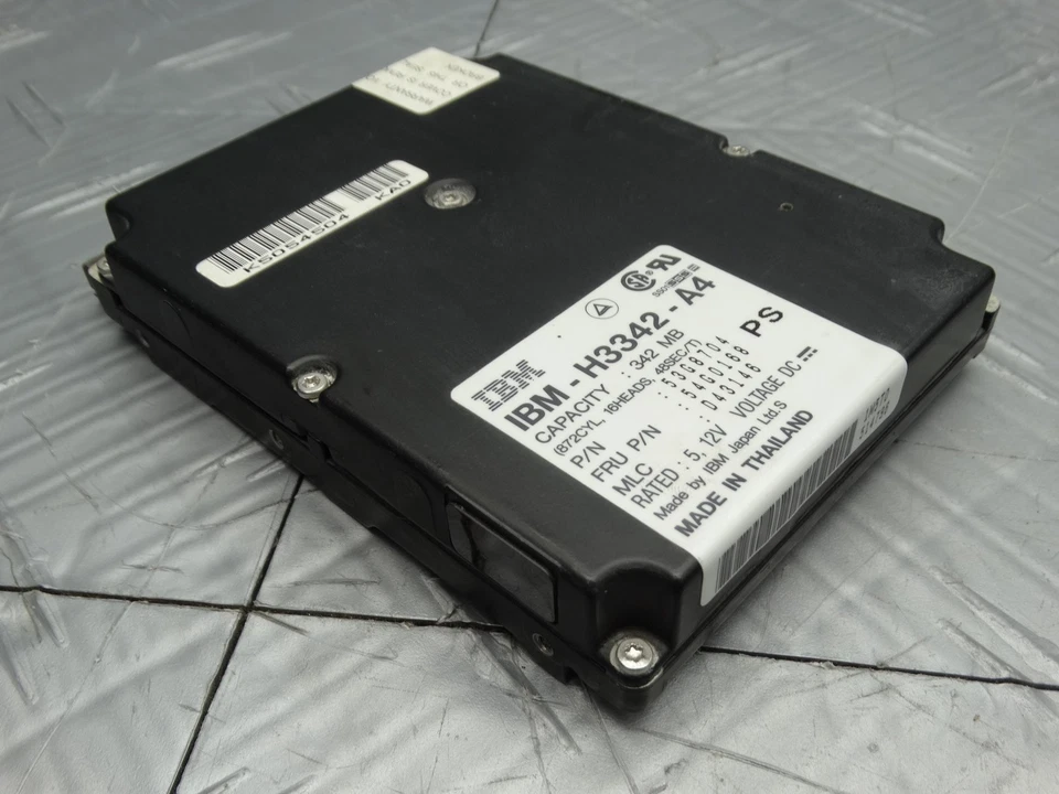 IBM 342MB Hard Drive IDE IBM-H3342-A4 / 53G8704 / 54G0168 / D43146 - Image 1 of 4