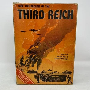 1974 Aufstieg und Niedergang des Dritten Reiches Spiel Avalon Hill UNPUNCHED - Bild 1 von 3