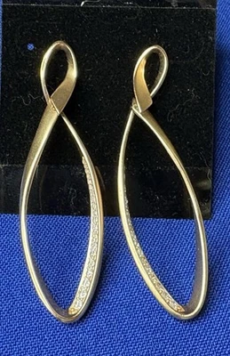 Pendientes de cristal de oro rosa Kendra Scott Raquel Foto 1 de 4