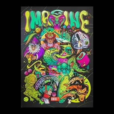 Displate Limited Edition 1mag1ne Black Light Holo Finish 3D Effekt xxx/1111 - Bild 1 von 4