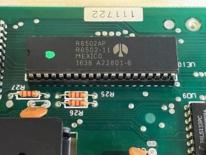 ✅ MICROPROCESSORE CHIP CPU 6502 R6502AP COMMODORE ATARI APPLE TESTED 100% ✅ - Picture 1 of 3
