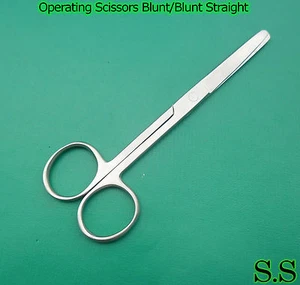 6 Operating Dissecting Scissors 6.5" straight Blunt Blunt Surgical instruments - Picture 1 of 3