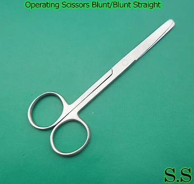 6 Operating Dissecting Scissors 6.5" straight Blunt Blunt Surgical instruments - Image 1 of 3