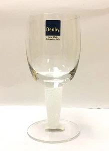 Denby Jet White Large Goblet ~ New With Tags ~ Discontinued Item - Picture 1 of 5