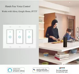 Remote Control Smart WIFI Light Switch Voice - Picture 1 of 4