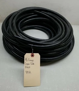 1/0 Gauge Copper Cable Black 99 Feet Length 105°C SAE J1127 - Picture 1 of 5