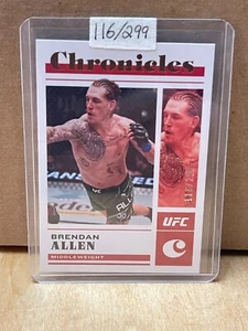 2023 Panini Chronicles UFC Brendan Allen #15 Bronze Foil /299 - Picture 1 of 2