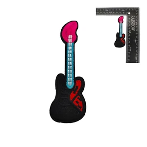 Parche Guitarra Musica Termoadhesivo Ropa Plancha Bordado Calor - Picture 1 of 1