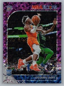 2019-20 Panini NBA Hoops Premium Stock Luguentz Dort #213 Purple Disco Prizm(RC) - Picture 1 of 2