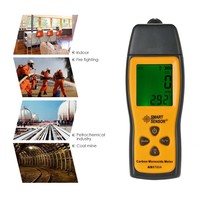 SMART SENSOR Handheld Carbon Monoxide Meter CO Gas Tester Monitor 0-1000ppm UK