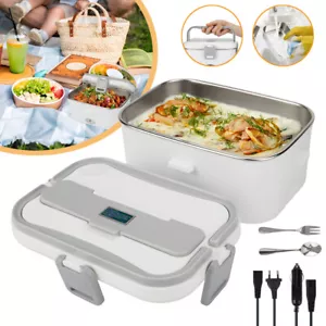 Elektrische Lunchbox 12V/24/220V Beheizbare Speisenwärmer Auto Warmhalterbox - Bild 1 von 12