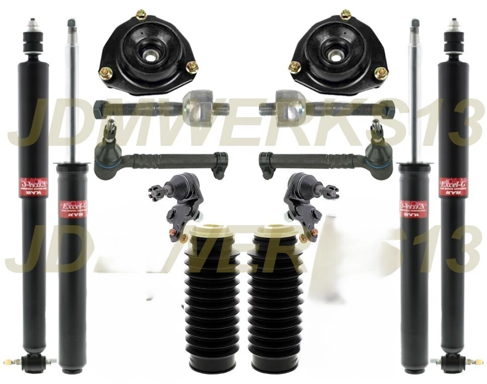 KIT DE RECONSTRUCCIÓN DE SUSPENSIÓN KIT DE BRAZOS DE CONTROL DE AMORTIGUADORES KYB para TOYOTA STARLET 81-84 KP61 Foto 1 de 4