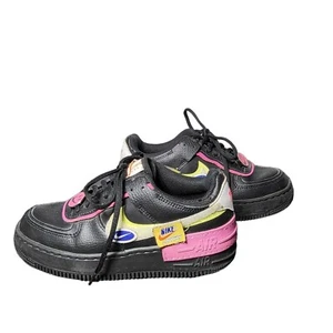 Nike Sneakers Donna Air Force 1 Shadow Cosmic Fucsia Patch Rimovibili 6,5 - Foto 1 di 11