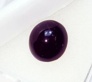 Natürlicher schwarzer Stern Granat 7,30 ct runde Form loser Edelstein zertifiziert - Bild 1 von 6