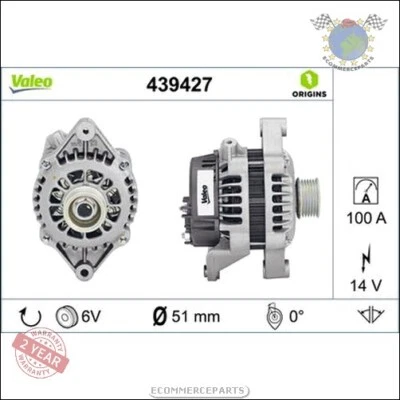 Alternateur Valeo pour OPEL FRONTERA B A CALIBRA ZAFIRA / VECTRA OMEGA CORSA AS - Photo 1/4