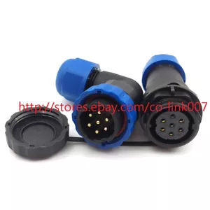 SD20 7pin Waterproof Connector, High Voltage Power Bulkhead Connector LED Plug - Picture 1 of 6