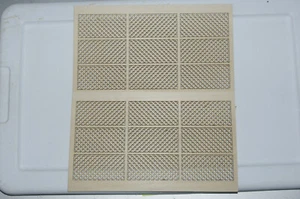 Paneles de celosía escala O 4' X 8' 18 paneles por hoja para maquetas de trenes o casa de muñecas - Imagen 1 de 1