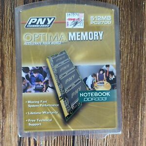 PNY Optima Memory (N512D27OPT) 512MB PC2700 256MB Notebook DDR333 *** NEW