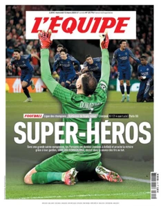 DONNARUMA PSG LIVERPOOL journal l'équipe Equipe 12/03/2025 neuf - Foto 1 di 1