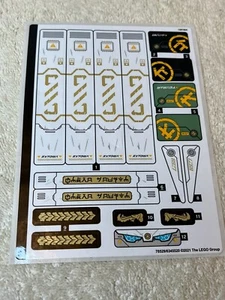 LEGO Sticker Sheet 78529 For Ninjago Set 71756 Hydro Bounty - Picture 1 of 1