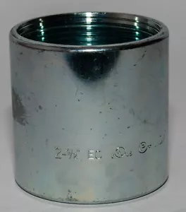 Acoplador de conducto roscado de acero fundido rígido de 2,5 pulgadas - Imagen 1 de 3