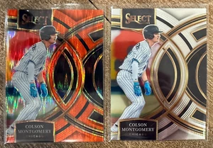 2024 Panini Select - Colson Montgomery #40 RC Lot (2) w/ Orange Flash Insert - Picture 1 of 2