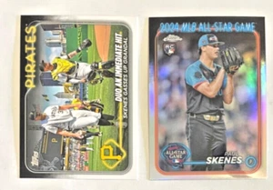 2024 Topps Chrome Update Paul Skenes refractor #ASGC-29 Pittsburgh Pirates - Picture 1 of 2