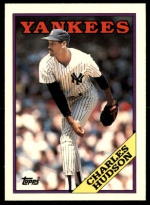 1988 Topps TIFFANY Charles Hudson 2 New York Yankees #636 - Image 1 of 2