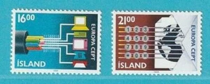 Island Europa CEPT 1988 ** postfrisch MiNr. 682-683 Transport Kommunikation - Picture 1 of 1